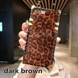 SYCASE Europe America Leopard Square Shell For OPPO F7 F9 A3 A5 A39 A57 A59 A73 A75 A79 A83 Drop Protection Case tide Ms