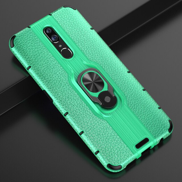 SYCASE Fashion Alita Case For OPPO F11 Pro with Invisible Car magnetic Ring For OPPO A9 K3 realme X phone case