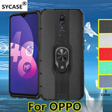 SYCASE Fashion Alita Case For OPPO F11 Pro with Invisible Car magnetic Ring For OPPO A9 K3 realme X phone case