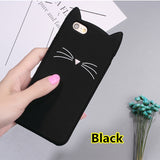 SYCASE Fashion Animal case For OPPO R7 R7S R9 R9S R11 R11S Plus A77 A57 A39 A59 Beard Cat Ear Soft Silicone Mobile Phone Case