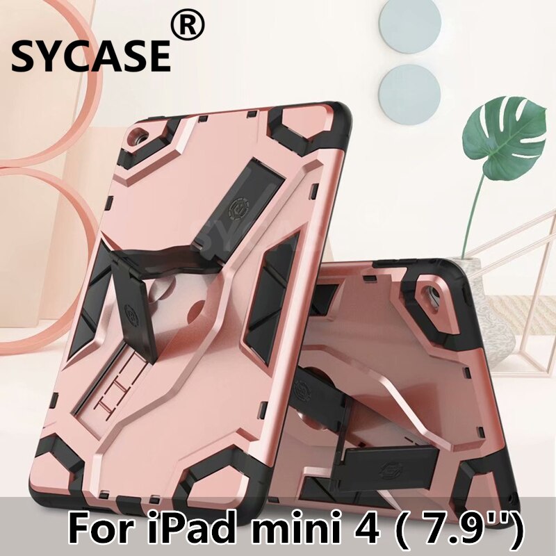 SYCASE Fashion Business For Apple iPad Mini 4 Case New Heavy Duty 2 in 1 Hybrid Rugged Tablet Case  For iPad mini 7.9 inch