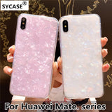 SYCASE Fashion Dreamy shell phone case For Huawei Mate8 Mate 9 10 Pro Mate20 Pro Lite MateS Case Fresh soft protective cover