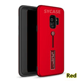 SYCASE Fashion Finger Loop Strap Case For Samsung S8 S9 Plus Note8 Note9 case Dual Layer Hybrid Kickstand Cover Slim Phone Cases