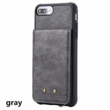 SYCASE Fashion Multifunction Business wallet Leather Shell For iPhone Xs Max XR Xs 7 8 Plus Case flip Card Long Hand Strap cover