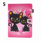 SYCASE Fashion Painted Tablet Holster For Huawei MediaPad M5 10.8 Case Multipurpose Bracket Card For MediaPad M5 10.8 inch Cover
