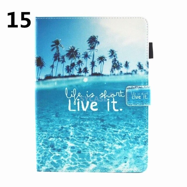 SYCASE Fashion Painted Tablet Holster For Huawei MediaPad M5 8.4 Case Multipurpose Bracket Card For MediaPad M5 8.4 inch Cover