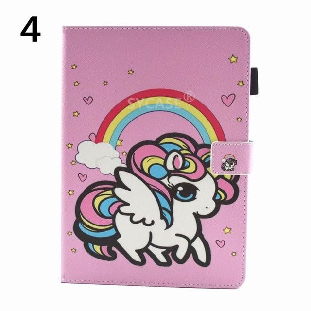SYCASE Fashion Painted Tablet Holster For Huawei MediaPad M5 8.4 Case Multipurpose Bracket Card For MediaPad M5 8.4 inch Cover
