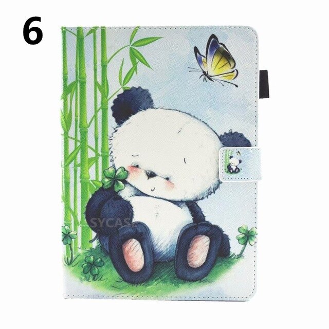 SYCASE Fashion Painted Tablet Holster For Huawei MediaPad M5 8.4 Case Multipurpose Bracket Card For MediaPad M5 8.4 inch Cover