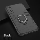 SYCASE Fashion Panther Multi-function Man Shell For Huawei nova3i Nova3 Nova4 P30 P20 Pro Case Bracket Ring Car Anti-knock Cover