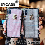 SYCASE Fashion square British Plaid Phone Case For VIVO X9 X9S Plus X20 Plus NEX X21 UD case All Inclusive Drop Protection Case