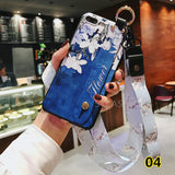 SYCASE Flower Wrist Band Case For OPPO R9 R9S R11 R11S R15 Dream R17 F7 F9 A3 A5 A37 A59 A57 A73 A79 A83case Soft TPU Back Cover