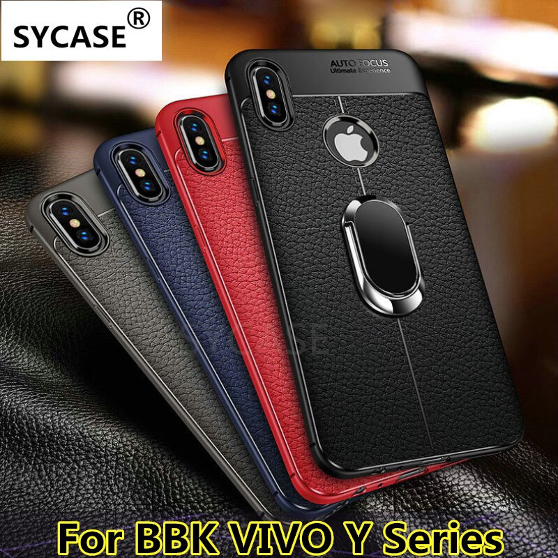 SYCASE For BBK VIVO Y53 Y66 Y67 Y69 Y71 Y75 Y79 Y85 Y97 Y83PRO case Soft TPU Litchi pattern leather phone case