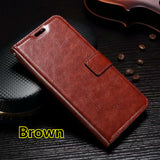 SYCASE For HTC ONE M7 M8 mini M9 A9 Business Crazy Horse Grain Wallet Phone Case Protector Flip Leather Case Cover