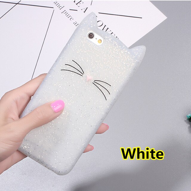 SYCASE For Huawei Mate 7 8 9 P8 P9 Lite P10 Plus V9Play Nova2S Animal shell cover Beard Cat Ear Soft Silicone Mobile Phone Case