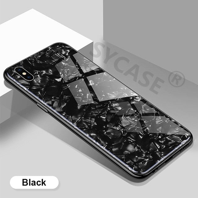 SYCASE For Huawei honor 9 10 V9 V10 9Lite enjoy 7A 7X 7C Case Cover Tempered Glass Back Cover Luxury Bling Shell Soft Frame case