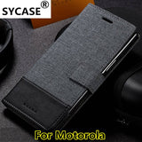 SYCASE For Motorola G4 G5 G5S Plus M X4 Luxury Wallet PU Flip Leather Cell Phone Cover Case style Leather Case with Card Holder