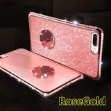 SYCASE For OPPO A3 A5 A57 A59 A73 A79 A83 Glitter Powder TPU Case Bling Diamond Magnetic Car Bracket Finger Ring Kickstand Case