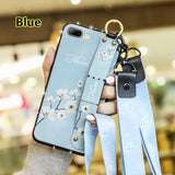 SYCASE For OPPO A3 A5 A7 A33 A37 A57 A59 A73 A77 A79 A83 A7X F9 case Side drill cover Retro literary flower wristband phone case