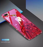 SYCASE For OPPO A37 A57 A59 A79 A83 R11 R11S R9 R9S Blue-ray tempered glass shell case Diamond Fall All-inclusive Phone Case