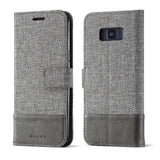 SYCASE For S7 S8 plus Luxury Wallet PU Flip Leather Cell Phone Cover Case Funda Shell Back Cover with Card Holder For S7edge