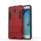 SYCASE For Samsung A7/A8/A510/A710/A810 Iron Man Phone Sets Back Cover Housing Shockproof 3D Phone Cases 3in1 TPU+PC+Stand