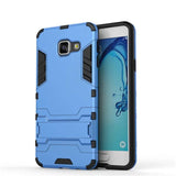 SYCASE For Samsung A7/A8/A510/A710/A810 Iron Man Phone Sets Back Cover Housing Shockproof 3D Phone Cases 3in1 TPU+PC+Stand