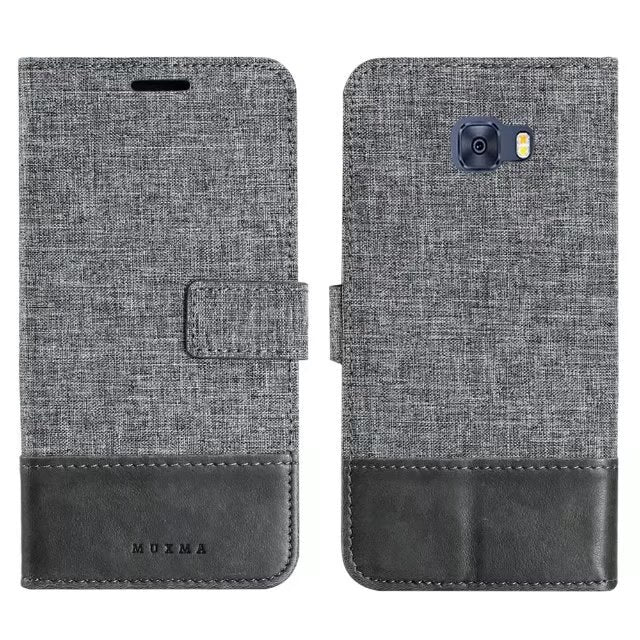 SYCASE For Samsung C5 Pro c7 C9 pro Luxury Wallet PU Flip Leather Cell Phone Cover Case Funda Shell Back Cover with Card Holder