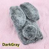 SYCASE For Samsung C5Pro C7Pro C9Pro Winter Cute Rabbit Furry phone case All Inclusive Drop Protection Cover Case For girl case
