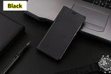 SYCASE For Samsung Galaxy Note 9 case Luxury Mirror Clear View Smart Case Intelligent Sleep Protective Flip Case