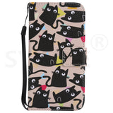 SYCASE For Samsung J3 J5 J7 2017 J330 J530 J7pro Flip Case Painted Card Wallet Stand Luxury PU Leather Painted Cartoon Phone Bag