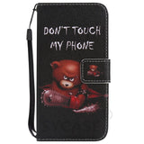SYCASE For Samsung J3 J5 J7 2017 J330 J530 J7pro Flip Case Painted Card Wallet Stand Luxury PU Leather Painted Cartoon Phone Bag