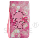 SYCASE For Samsung J3 J5 J7 2017 J330 J530 J7pro Flip Case Painted Card Wallet Stand Luxury PU Leather Painted Cartoon Phone Bag