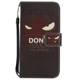 SYCASE For Samsung J3 J5 J7 2017 J330 J530 J7pro Flip Case Painted Card Wallet Stand Luxury PU Leather Painted Cartoon Phone Bag