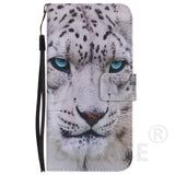SYCASE For Samsung S3 4 5 6 S7 edge S8 S9 plus Flip Case Painted Card Wallet Stand Luxury PU Leather Painted Cartoon Phone Bag