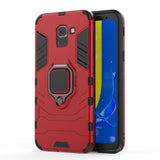 SYCASE For Samsung S8 S9 Plus Note9 J4 J6 prime A5 A7 A8 Plus A9 2018 iron man Black panther phone case bracket ring back cover