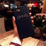 SYCASE For Xiaomi 4 5 6 5X 5S Max 2 Redmi 4X 4A Note 3 4 4X 5A Beard Cat Ear Soft Silicone Mobile Phone Case