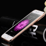 SYCASE For iphone 5 5S 6 S 7 plus Luxury Rhinestone Frame Clean TPU Phone Case Crystal Diamond Fashion cover For iphone X 8 plus