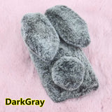 SYCASE For xiaomi Mi 5 6 8 SE Plus 5X 6X Max 2 3 Mix2S A2Winter Cute Rabbit Furry phone case All Inclusive Drop Protection Cover