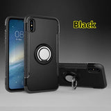 SYCASE For xiaomi Redmi 4A 4X Note4 X 4 prime 5 Plus 3S Hybrid Silicone PC Rugged Armor with Metal Finger Ring Holder phone case