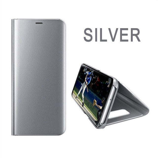 SYCASE For xiaomi Redmi 6 6Pro 6A Luxury Mirror Clear View Smart Case For Redmi S2 Intelligent Sleep Protective Flip Case
