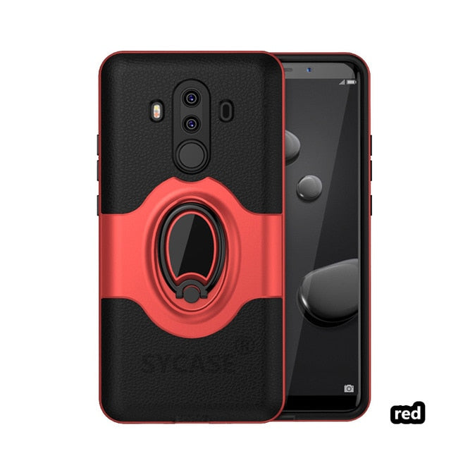 SYCASE For xiaomi redmi 4X 4A Note4 X 5 Plus Case Shockproof Ring Bracket Holder Combo Silicone Cover Case Phone Capa case