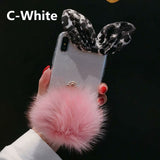 SYCASE Glitter Ring Bracket shell For Huawei Mate 8 9 Pro Mate 10 20 Lite Mate20Pro Mate7 case hairball leopard bowknot Cover Ms