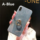 SYCASE Glitter Ring Bracket shell For Huawei Mate 8 9 Pro Mate 10 20 Lite Mate20Pro Mate7 case hairball leopard bowknot Cover Ms