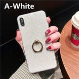 SYCASE Glitter Ring Bracket shell For Redmi Note 2 3 Note 4X 4 Note 5A case hairball leopard bowknot Cover For Redmi Note 5Pro 6