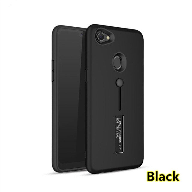 SYCASE Invisible Bracket Phone Case For OPPO F1 F1S F3 Plus F5 Lite F7 YOUTH F9 Pro K1 R15X ReaLme 2 Pro ReaLmeC1 case