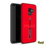 SYCASE Invisible Bracket Phone Case For Samsung A3 2016 A5 A7 2017 A8 A9 star A6 A6Plus A8Plus 2018 case Hybrid Kickstand Cover