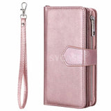 SYCASE Karae chain wallet holster For iPhone 6 6s 7 8 Plus X Xr Xs Max case Versatile Detachable Car magnetic Bracket Protector