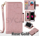 SYCASE Lady Phone case For Samsung note8 S3 S4 S5 S6 edge S7 edge S8 plus with Mirror frame 9 cards wallet flip Leather cover