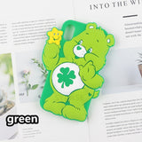 SYCASE Lovely Care Bears Case for iPhone 6 6s 7 8 Plus X Phone Back Silicon Cover case For iPhone 7 Plus Cute phone case