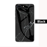 SYCASE Luxury Marble Glass Case For BBK VIVO V7 Plus V11 PRO V11i Z3i V15 Pro case Tempered Glass Protective Back Cover Case